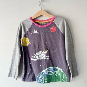 Mini Boden Space Graphic T-Shirt